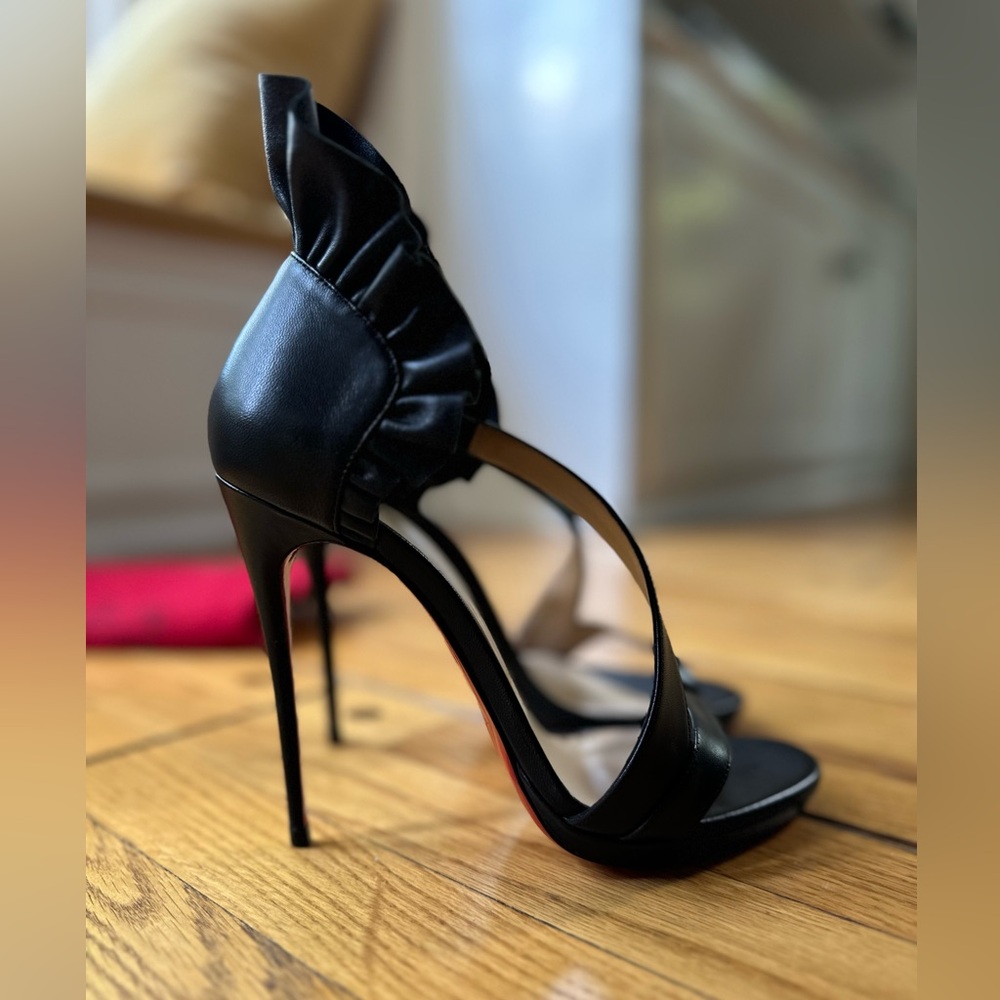 Christian Louboutin Shiny Nappa Colankle 120